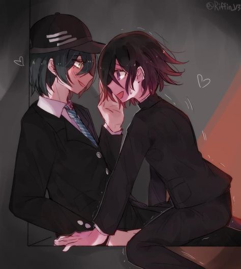 Pre Game Shuichi X Kokichi, Pre Game Saiouma, Pre Game Kokichi, Pre Game Shuichi, Shuichi X Kokichi, Kokichi X Shuichi, Chicas Punk Rock, Danganronpa Ships, Kokichi Oma