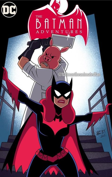 The Batman Adventures Dcau Style, Professor Pyg, Batman Tas, Batgirl Art, Batman Adventures, Dc Animated, Batman Animated, Batman Poster, Western Comics