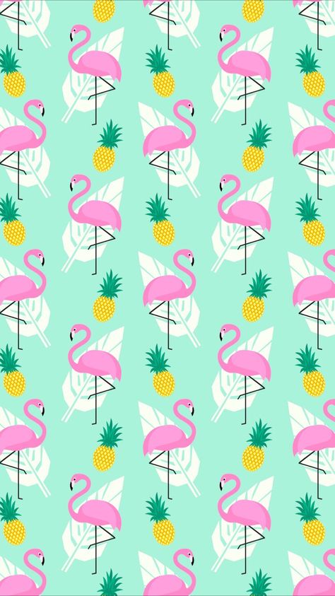 Pineapple Wallpaper, Flamingo Wallpaper, Flamingo Art, Flamingo Pattern, Flamingo Party, Vinyl Backdrops, Tumblr Wallpaper, Tropical Pattern, Summer Wallpaper