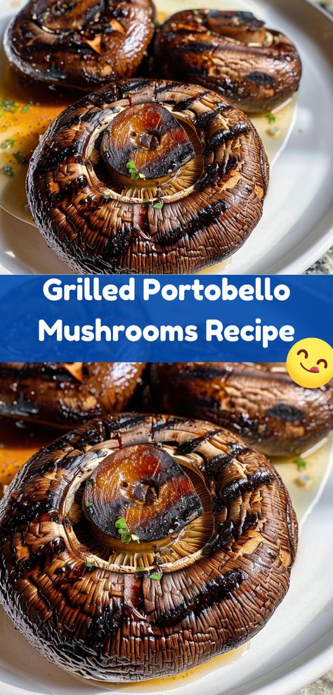 Delicious grilled portobello mushrooms – a quick and easy recipe How To Grill Portabella Mushrooms, Grilling Portabella Mushrooms, Grilled Portobello Mushrooms, Portobello Mushrooms Recipes, Grilled Portabella Mushroom Recipes, Grilled Mushroom Recipes, Portabello Mushrooms Recipes, Portobello Mushroom Recipes Healthy, Mushrooms On The Grill