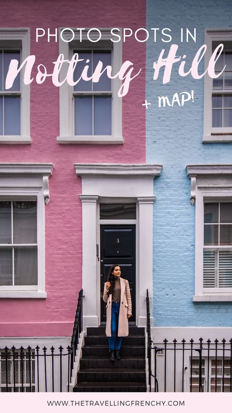 Notting Hill London Photography, Notting Hill Street, Notting Hill Instagram Pictures, Nottinghill London Aesthetic, Notting Hill Photo Ideas, Nothing Hill Aesthetic, Notting Hill Aesthetic, Travel Photo Ideas, London Ideas