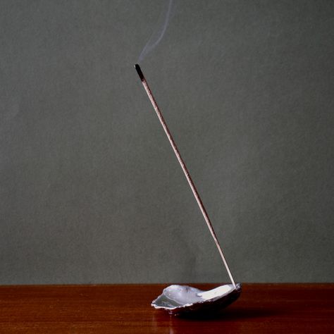 Introducing the Corey Ashford silver oyster shell incense holder. Function and poetry combined in a scent experience @civildawnstudio Oyster Shell, Incense Holder, Incense, The Globe, Shells, Poetry, Silver