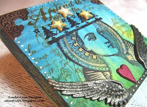 FRIENDS in ART with PaperArtsy products. Lynne Perella, Lynne Perrella, Paper Artsy, Mixed Media Art Canvas, Altered Art Projects, Mixed Media Tags, Altered Images, Atc Cards, Assemblage Art