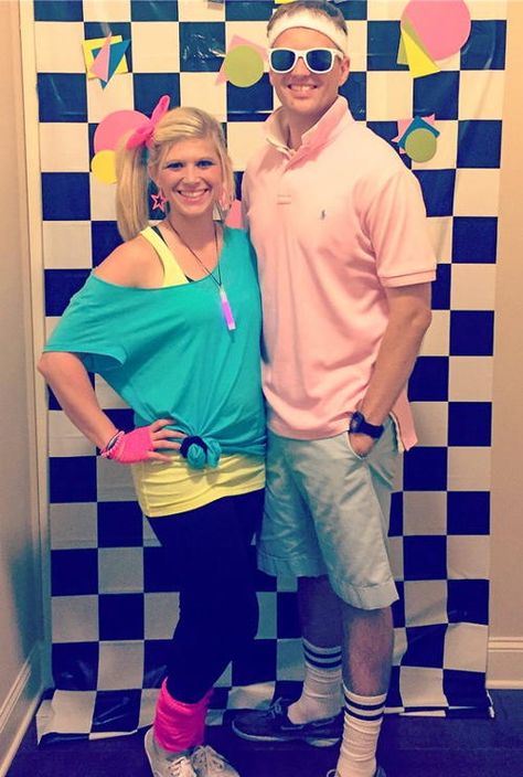 DIY 80s Halloween Costumes Diy 80s Costume, Birthday Costume Ideas, 80s Theme Party Outfits, 80s Dress Up, 80s Party Costumes, 80s Halloween Costumes, 80s Fashion Party, 80's Theme, 80's Party Outfit