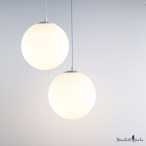 I like this. Do you think I should buy it? Orb Pendant Light, Ball Pendant Lighting, Bulb Pendant Light, Modern Restaurant, White Pendant Light, Suspension Design, Glass Lamp Shade, Suspension Light, Globe Pendant