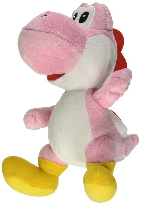 Amazon.com: World of Nintendo Pink Yoshi Plush: Toys & Games Pink Yoshi, Yoshi Plush, Nintendo Plush, Mario All Stars, Super Mario All Stars, Mario Y Luigi, Super Mario Rpg, Mario Plush, Super Mario Nintendo