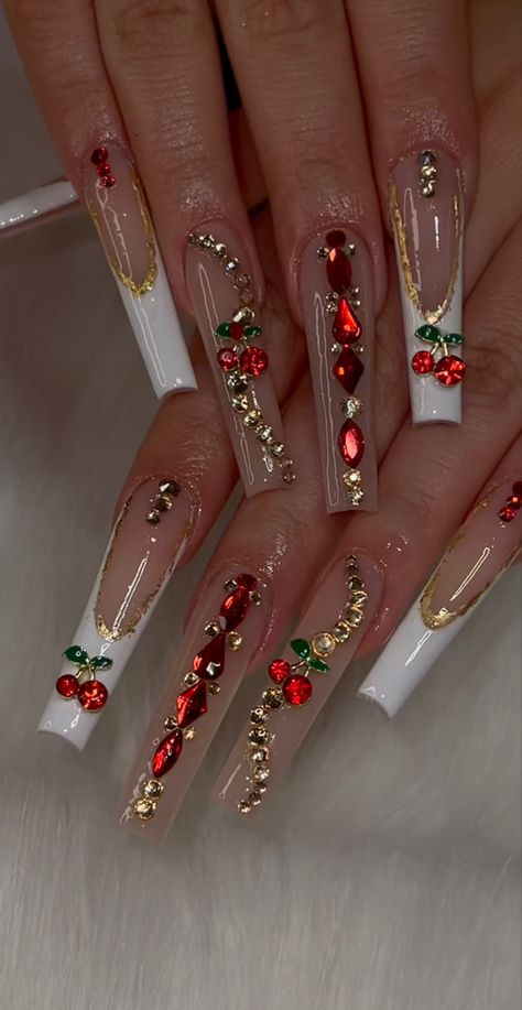 Beige Nails Design, Quinceanera Nails, 3d Flower Nails, Red Acrylic Nails, Long Acrylic Nail Designs, Long Nail Designs, Beige Nails, Blush Nails, Long Acrylic Nails Coffin