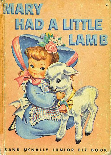 vintage book mary had a little lamb | Flickr - Photo Sharing! Mary Had A Little Lamb, Old Children's Books, Childrens Books Illustrations, Childhood Books, Photo Vintage, Little Golden Books, Vintage Children's Books, Childrens Illustrations, Vintage Cards