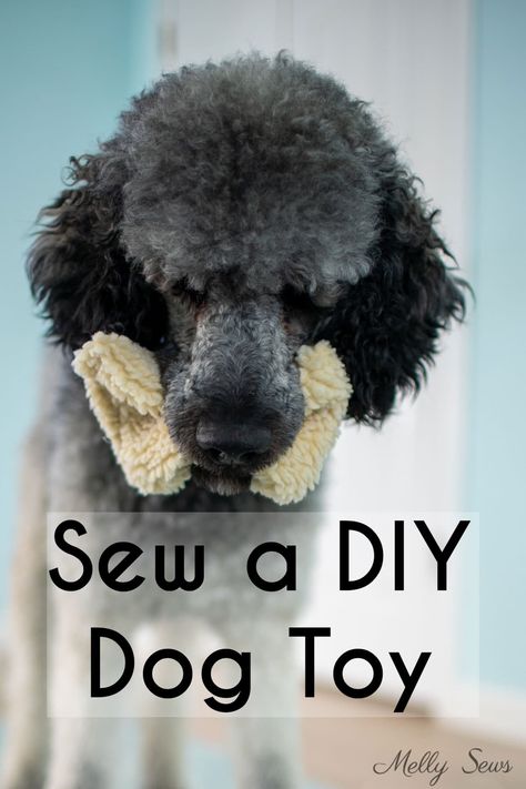 How To Sew Your Own DIY Dog Toy (Easy Scrappy Project!) Melly Sews, Puppy Toys, Dog Biscuit, Diy Pet Toys, Soft Toy Dog, Diy Dog Toys, Biscuit Recipes, Miniature Dogs, Dog Clothes Patterns