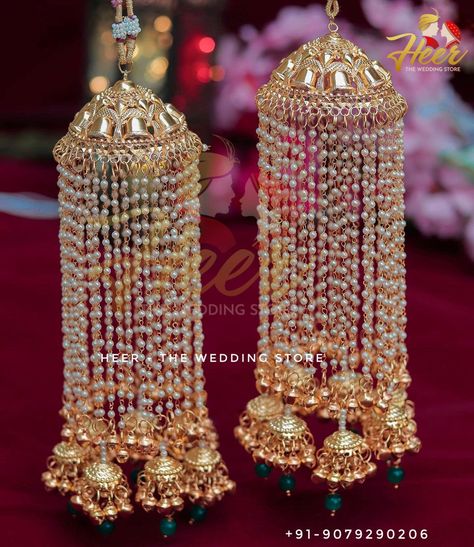 Kaleere Punjabi, Wedding Kalire, Kalire Bridal, Unique Wedding Earrings, Punjabi Weddings, Punjabi Jewelry, Wedding Jewelry Sets Bridal Jewellery, Bridal Chura, Indian Accessories