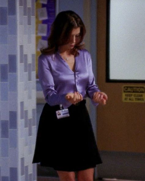 Addison Greys Anatomy, Meredith Grey's Anatomy, Erin Walsh, Addison Montgomery, Kate Walsh, Meredith Grey, Satin Blouses, Private Practice, Leather Dresses