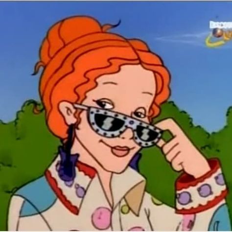 Aesthetic Pfp Preppy, Girl Pfp Aesthetic, Red Head Cartoon, Mrs Frizzle, Pfp Preppy, Miss Frizzle, Preppy Pfp, Ms Frizzle, Pfp Girl