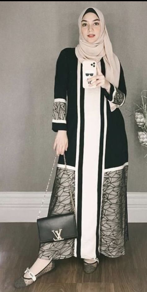 Inspirasi Outfit Lebaran, Abaya Designs Latest, Modern Abaya, Abaya Fashion Dubai, Hari Raya Idul Fitri, Moslem Fashion, Hijab Designs, Muslim Fashion Hijab Outfits, Iranian Women Fashion