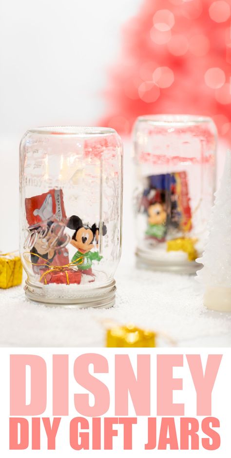 Disney DIY Gift Jars perfect for gifting a Disney Gift Card. Get rewarded wyb Disney gift cards & more at Winn-Dixie and SE Grocers family of stores! Score 6x points on qualifying gift cards now thru 11/21 & 11/24-11/27! 🙌 #ad Disney Diy Gifts, Diy Disney Gifts, Disney Savings Jar, Money Gifting, Disney Pillow, Diy Gifts In A Jar, Disney Savings, Gift Card Bouquet, Gift Jars