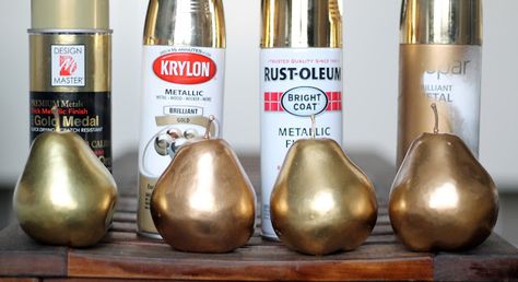 I like the Rust -Oleum spay gold best  Chris loves Julia: Answering: Which Gold Spray Paint Is Best? Best Gold Spray Paint, Folding Origami, Chris Loves Julia, Gold Spray Paint, Gold Spray, Painted Shells, Paint Brands, Baby Set, Crafty Craft