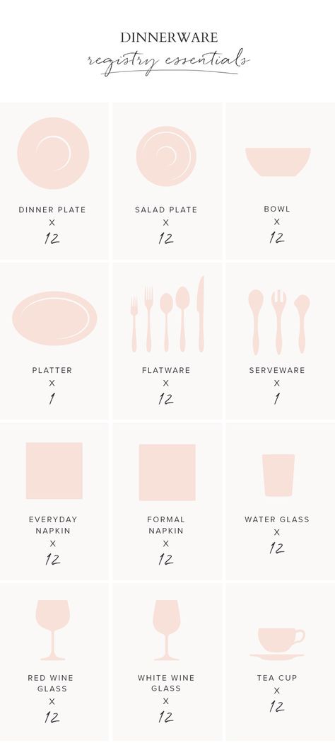 Tableware registry essentials with Crate and Barrel Apartment Essentials List, Kitchen Essentials List, Tamera Mowry, Trendy Apartment, Essentials List, Apartment Essentials, Entertaining Essentials, Kitchen Dinnerware, Luxury Wedding Invitations