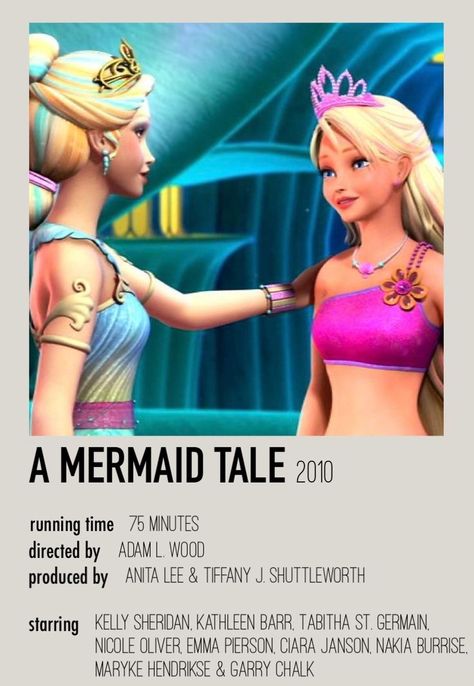 Barbie Mermaid Tale, Greece Movie, Barbie Movies List, Barbie In A Mermaid Tale, Random Pfp, Animated Movie Posters, Good Animated Movies, Movies To Watch Teenagers, Barbie 2000