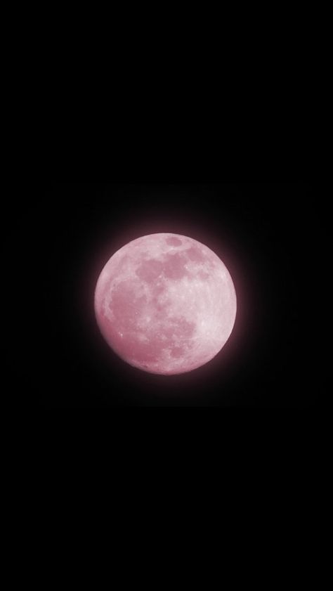 April pink moon Strawberry Moon Wallpaper, Moon Pink Wallpaper, Pink Moon Aesthetic, Galaxy Pics, Pink Saturn, Pink Moon Wallpaper, Daily Planner Book, Planet Wallpaper, Pink Space