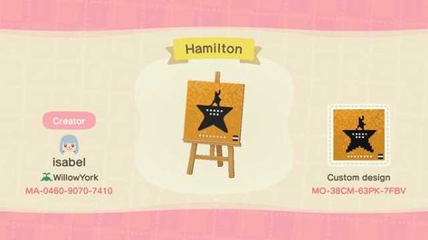 Hamilton - Imgur Hamilton Poster, Acnh Patterns, Strongest Animal, Acnh Clothes, Animal Crossing Memes, Animal Crossing Guide, Acnh Codes, Animal Crossing Qr Codes Clothes, Island Theme