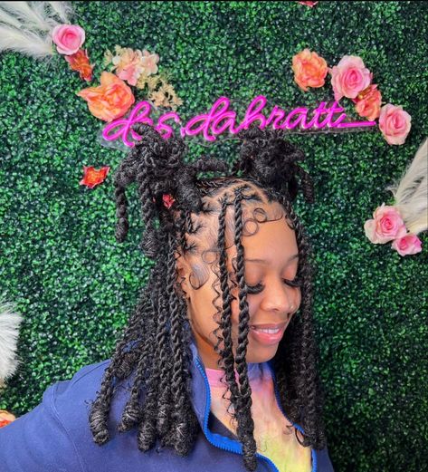 Boho Invisible Locs, Invisible Locs Styles, Invisible Locs Hairstyles, Short Braid Hairstyles, Short Thick Hair, Short Braid, Invisible Locs, Cut Layers, Locs Styles