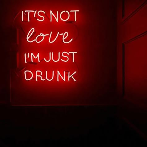 Neon Rouge, Red Aesthetic Grunge, Neon Love, Neon Quotes, Neon Words, Red Neon, Under Your Spell, Neon Aesthetic, Not Love