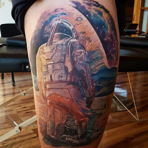 Astronauta tatuaje, astronaut tattoo, interestellar Astronaut Tattoo, Tattoo Ideas, Tattoos