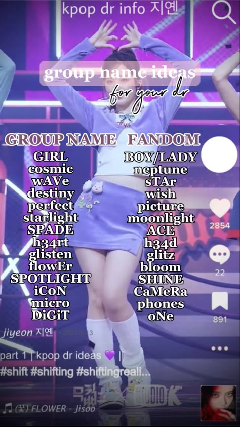 i just realized it was blurry lmao Girl Group Names Ideas Kpop, Fandom Name Ideas, Band Names Ideas, Kpop Quiz, Kpop Group Names, Girls Group Names, Group Names Ideas, Group Names, Kpop Ideas