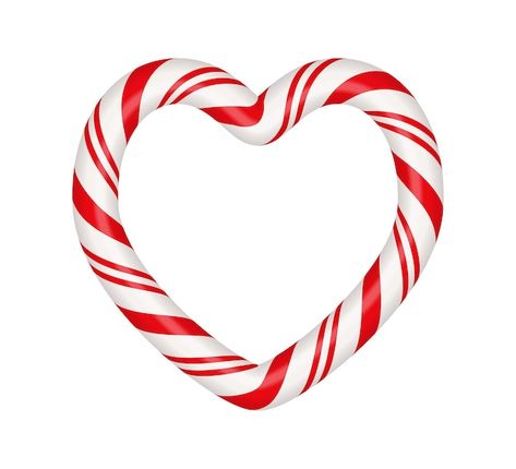 Candy Cane Heart, Heart Frame, Frame Clipart, Christmas Candy Cane, Christmas Vectors, Background Banner, Red And White Stripes, Christmas Candy, Vector Background