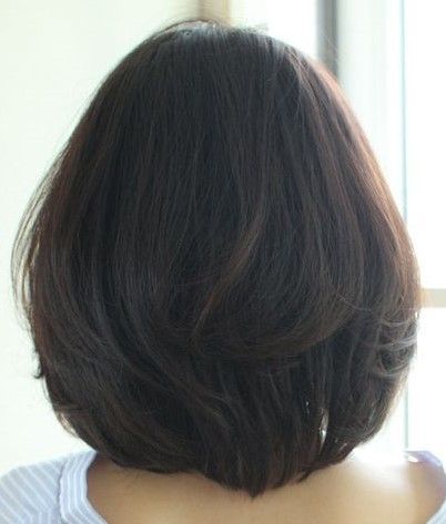 Layered Bob Bangs, Neck Length Haircuts, Layered Bob Cut, Short Hair And Bangs, Neck Length Hair Cuts, Short Hair Cuts Styles, Bob Pendek, Hairstyle Bob, Haircuts With Layers