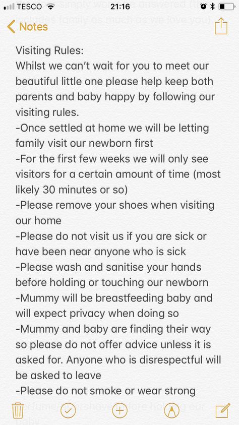 New Mom Visiting Rules, Labor Rules For Family, Birth Rules For Visitors, No Visitors After Baby Sign, Visiting Baby Rules, Newborn Boundaries List, Boundaries For New Baby, Rules For Newborn Visitors, Hospital Rules For New Baby