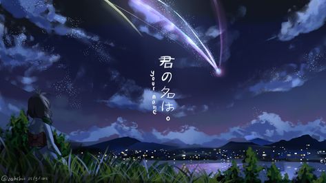 Your Name Laptop Wallpaper Hd, Kimi No Na Wa Wallpaper Desktop, Your Name Wallpaper For Laptop, Your Name Laptop Wallpaper, Your Name Wallpaper Desktop, Your Name Desktop Wallpaper, Hd Anime Wallpapers For Laptop, Keyboard Wallpapers, Kimi No Na Wa Wallpaper