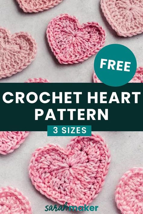 crochet Hand Rat easy pattern HandmadeCrochet, CrochetInspiration, CrochetLove Easy Crochet Heart Free Pattern Simple, Valentines Day Crochet Patterns Free, Crochet Heart Pattern Free, Crochet Whale Pattern, Football Crochet, Christmas Appliques, Crochet A Heart, Free Heart Crochet Pattern, Heart Crochet Pattern