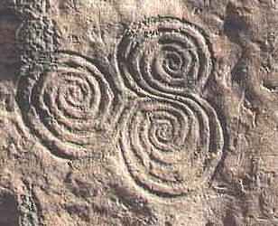 Ireland ancient art carvings on granite rocks at Newgrange Ireland ... Ancient Ireland, Celtic Spiral, Celtic Traditions, The Golden Ratio, Celtic Culture, Cave Art, Irish Art, Celtic Symbols, Celtic Knots