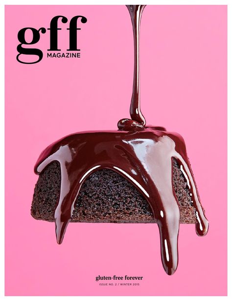 GFF: Gluten-Free Forever Magazine, Issue 2, Winter 2015  We’re in love with our second issue, and we hope you will be, too. With more outstanding gluten-free (and dairy-free!) recipes from culinary talents we admire, more whimsy, and more drool-worthy photography, it gives us a lot to aspire to for our next issue. Expect: 46 inspired gluten-free recipes, including an exotic and seductive Indian-inspired brunch, easy weeknight meals, a deliciously romantic dinner, and a chocolate cake so good... Chocolate Food Photography, Mini Chocolate Cake, Chocolate Ganache Cake, Brunch Desserts, Lemon Cake Recipe, Chocolate Food, Chocolate Lava Cake, Delicious Gluten Free Recipes, Vanilla Cake Recipe