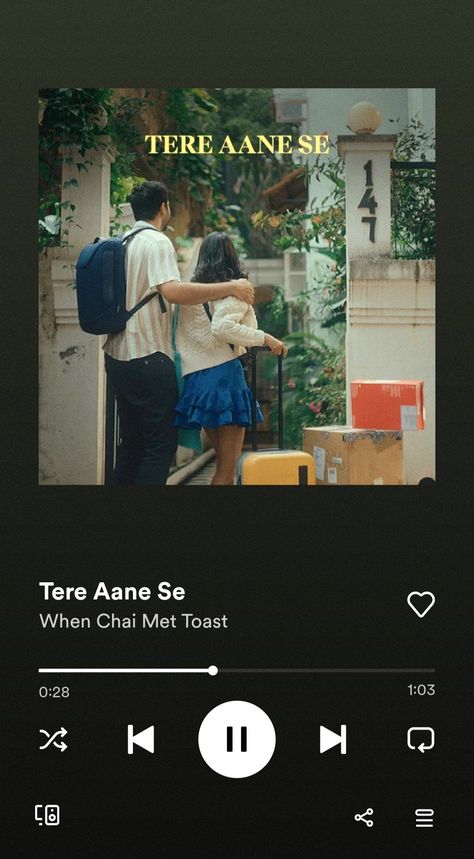 Tere Aane Se_When Chai Met Toast_Spotify #whenchaimettoast#tereaanese When Chai Met Toast, Chai Aesthetic, Good Vibes Wallpaper, Birthday Dpz, Song Wallpaper, Wall Pics, Vibes Wallpaper, Lyrics Wallpaper, Chill Vibes