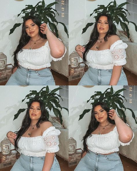 Plus Size Summer Outfits Curvy Fashionista, Group Selfie Poses, Face Poses For Selfie, Plus Size Selfie Poses, Poses For Plus Size, Face Poses, Plus Size Posing, Outfits Gorditas, Art Outfit