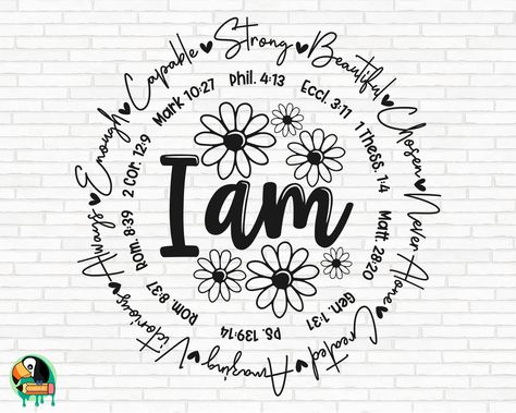 Christian Svg Files, Bible Svg, Bible Verse Svg, School Spirit Shirts, Svg Christian, Faith Svg, Silhouette Png, Christian Svg, Bible Art Journaling