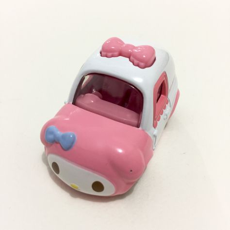 Dream Tomica My Melody My Melody Toy, My Melody Car, Baby Cars, Hello Kitty Rooms, Car Toy, My Melody, Baby Car, Dream Cars, Hello Kitty