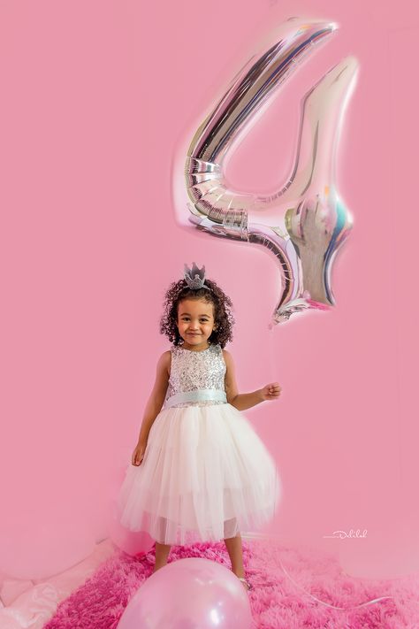 4th Birthday Photo Session! #Princess 4th Birthday Photoshoot Ideas, Kids Birthday Photoshoot Ideas, 4th Birthday Photoshoot, Princess 4th Birthday Party, 4th Birthday Party Ideas, 4th Birthday Pictures, 3rd Birthday Party For Girls, Baby Birthday Photoshoot, Toddler Photoshoot