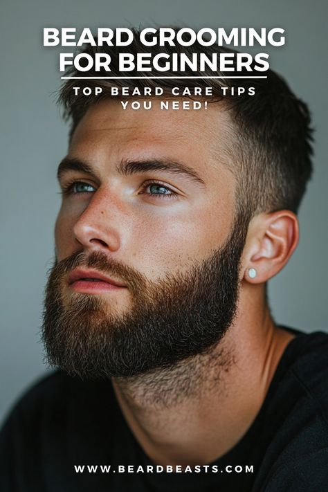 Looking to get started with beard grooming? This beginner’s guide covers everything you need to know about beard care. From maintaining a clean beard to mastering the best grooming tools, these essential beard care tips will help you grow and maintain a healthy, stylish beard. Discover the ultimate beard grooming routine—click to learn more! Beard Grooming Tips, Faded Beard Styles, Beard Care Tips, Beard Types, Stylish Beards, Clean Beard, Well Groomed Beard, My Dream Guy, Thick Beard