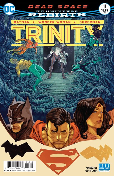 Trinity #11 - Dead Space Conclusion (Issue) Francis Manapul, Superman And Wonder Woman, Dc Trinity, Comics Anime, Dc Comics Heroes, Dc Collectibles, Comic Book Artwork, Arte Dc Comics, Dc Movies