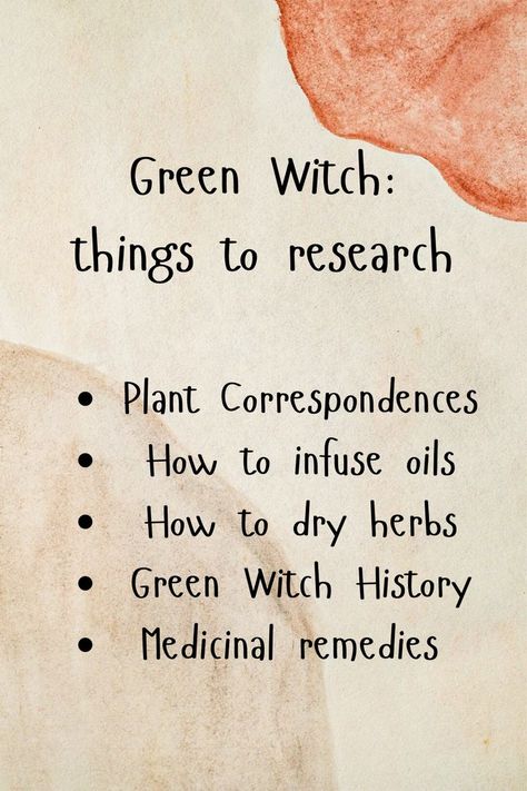 Tea With A Green Witch, Botany Witchcraft, Green Witch For Beginners, Green Witch Ideas, Green Witch Rituals, Green Witch Book Of Shadows, How To Become A Green Witch, Green Witch Journal Ideas, Green Witch Magic