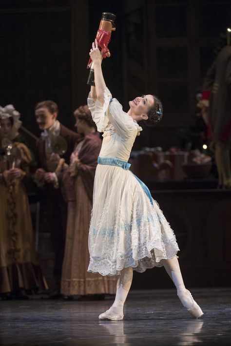 Anna Rose O’Sullivan as Clara in The Nutcracker, The Royal Ballet © 2018 ROH. Photograph by Alastair Muir Nutcracker Clara, Ballet Nutcracker, Famous Ballets, Nutcracker Costumes, The Royal Opera House, Ballet Images, Dance Picture Poses, The Royal Ballet, Ballerina Barbie