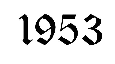 1953 – Best Picture, Best Director, Best Short, Best Actor, Best ... Cursive Numbers, Old English Tattoo, Calligraphy Tattoo Fonts, Number Tattoo Fonts, Anniversary Tattoo, Tattoo Fonts Cursive, Number Tattoos, Type Tattoo, X Tattoo