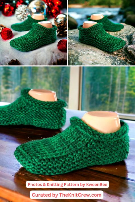 Show your love through practical and comfortable knitted slippers for men. These patterns are perfect for thoughtfully promoting comfort and style. Skip the searching and go straight to making your favorite knitted slipper. Our collection of knitted slipper patterns has direct link to each pattern and preview info on each design. Knitted Slippers Pattern Free Winter, Things To Knit For Men, Knitted Slippers For Men Free Pattern, Mens Crochet Slippers, Crochet Mens Slippers, Knitted Slipper Patterns Free, Knitting Patterns For Slippers, Easy Knitted Slippers, Knitting Slippers Patterns Free