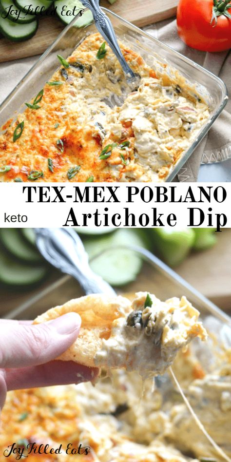 Appetizer Dip Recipes, Unique Appetizers, Chile Poblano, Spicy Cheese, Poblano Peppers, Joy Filled Eats, Low Carb Appetizers, Carb Snacks, Tex Mex Recipes