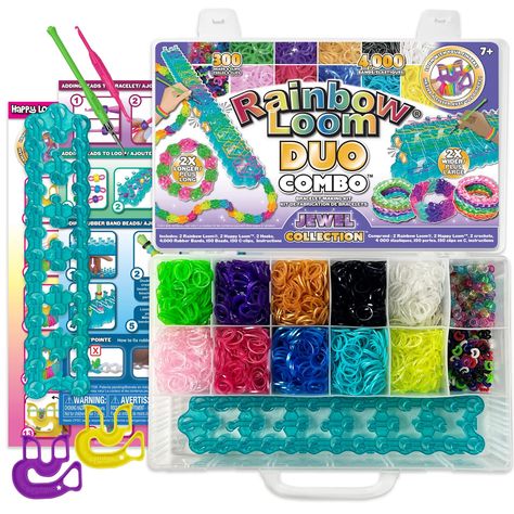 Cognitive Thinking, Monster Tail, Idea Craft, Rainbow Looms, Rainbow Loom Designs, Multiple Bracelets, Rubber Band Bracelet, Jewelry Making Kits, Craft Activity