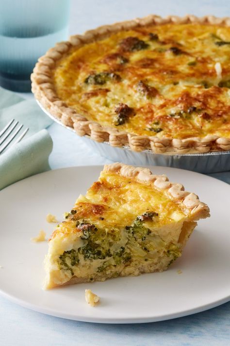 Easy Broccoli Quiche Easy Broccoli Quiche Recipes, Broccoli Quiche Recipes Easy Crustless, Types Of Quiche, Broccoli Ham Quiche, Easy Broccoli Quiche, Broccoli And Cheese Quiche, Broccoli Cheese Quiche, Broccoli Quiche Recipes, Quiche Recipes Healthy