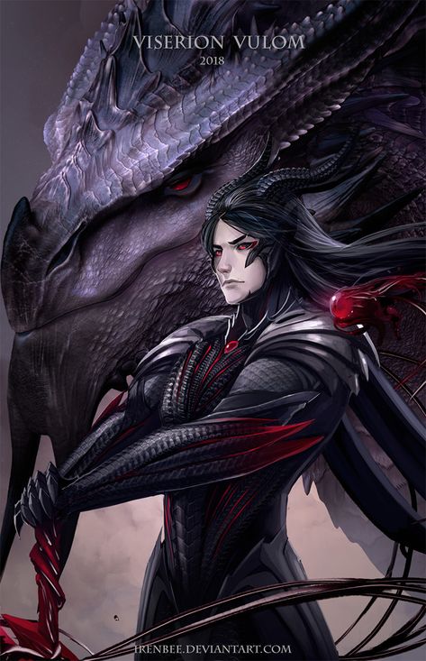 Dragon Human, Dragon Oc, Warcraft Art, Dragon Pictures, Demon Art, Fantasy Male, Dragon Artwork, Long Black Hair, Fantasy Dragon