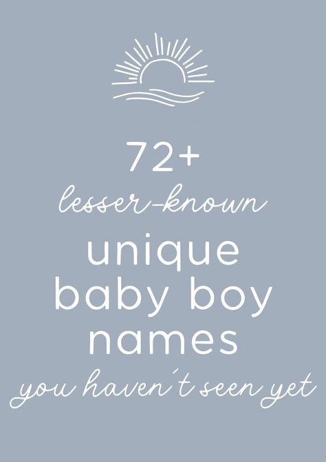 Wanna know the unique names for boys we are seriously crushing on for 2024? This uncommon baby names list is full of the baby boys names that you don't hear every day - whether you love more cute baby names, or slightly unusual baby names, or even majorly uncommon baby names, this full list of cute baby boy names with meanings will give you tons of name inspiration for that sweet little one of yours! Baby Names With Meaning Boys, Male Names That Mean Water, Long Names For Boys, Baby Names That Start With A, Old Male Names, Boy M Names, Mixed Baby Boy Names, M Names For Boys, Beautiful Names For Boys